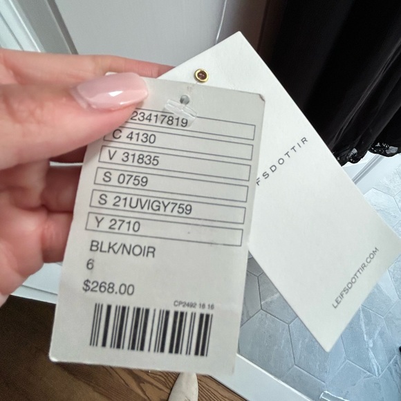 NWT $268 Anthropologie Silk Dress - Picture 6 of 7